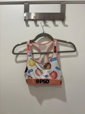 PSD Peach Emoji Sports Bra Medium